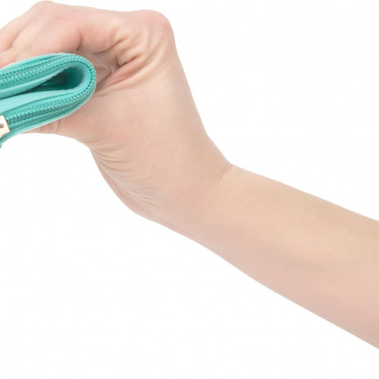 Сумка для хранения секс-игрушек PowerBullet - Silicone Storage Zippered Bag Teal
