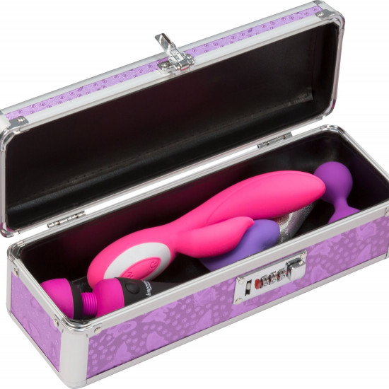 Кейс для хранения секс-игрушек BMS Factory - The Toy Chest Lokable Vibrator Case с кодовым замком