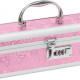 Кейс для зберігання секс-іграшок BMS Factory - The Toy Chest Lokable Vibrator Case Pink з кодовим за
