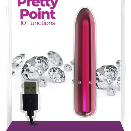Вибропуля PowerBullet - Pretty Point Rechargeable Bullet Pink