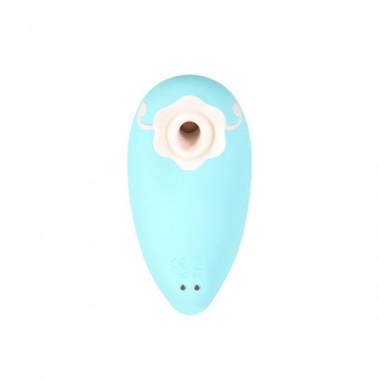 Роскошный вакуумный клиторальный стимулятор Pillow Talk - Dreamy Teal с кристаллом Swarovski