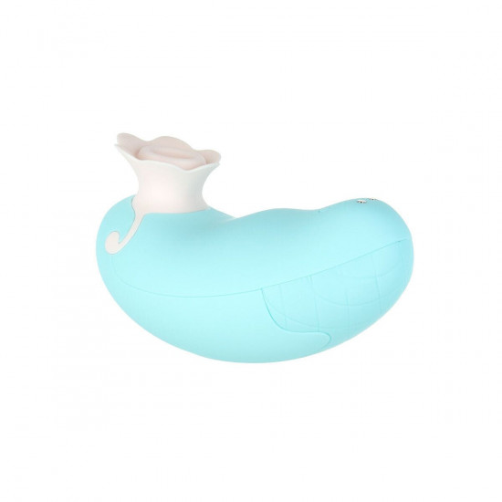 Роскошный вакуумный клиторальный стимулятор Pillow Talk - Dreamy Teal с кристаллом Swarovski