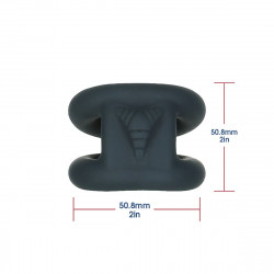 Подвійне ерекційне кільце LUX Active – Tug – Versatile Silicone Cock Ring