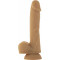Гнучкий фалоімітатор на присосці ADDICTION — ANDREW 8″ Silicone Dong — Caramel, віброкуля в подаруно