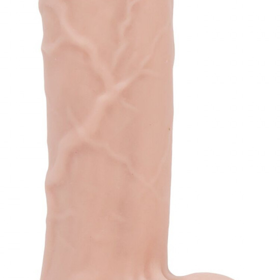 Реалистичный фаллоимитатор на присоске ADDICTION — Mark 7,5″ Dildo With Balls, Beige