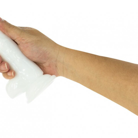 Жемчужный фаллоимитатор на присоске ADDICTION — Pearl by Addiction 7,5″ Dong, вибропуля в подарок