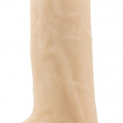 Фалоімітатор з пульсацією Naked ADDICTION Dominic 9″ Vanilla, пульт ДК, діаметр 4,2 см