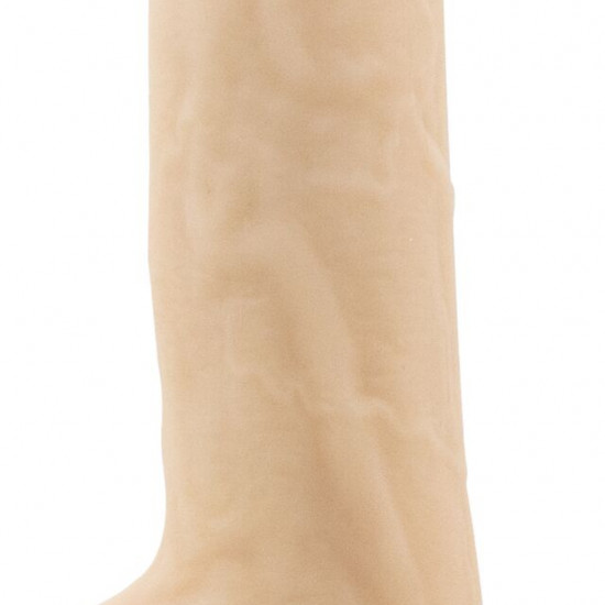 Фаллоимитатор с пульсацией Naked ADDICTION Dominic 9″ Vanilla, пульт ДУ, диаметр 4,2 см