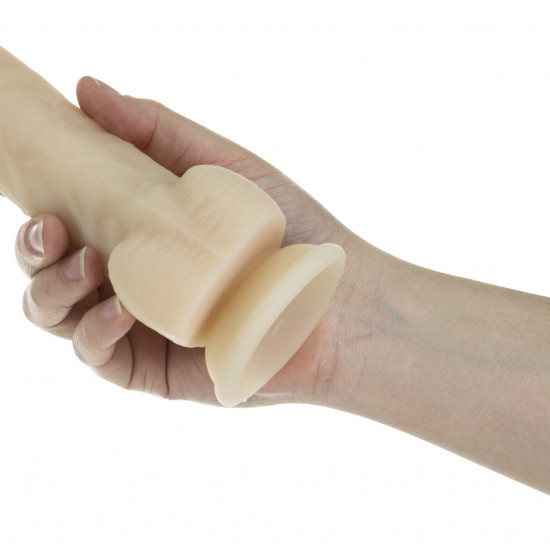 Фаллоимитатор с вибрацией и ротацией Naked ADDICTION Chris 7″ Rotating & Vibrating Dong, пульт ДУ