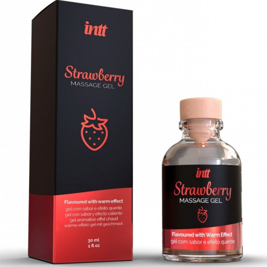 Массажный гель для интимных зон Intt Strawberry (30 мл)