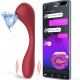 Вакуумный вагинально-клиторальный стимулятор Magic Motion Bobi Red, управление со смартфона