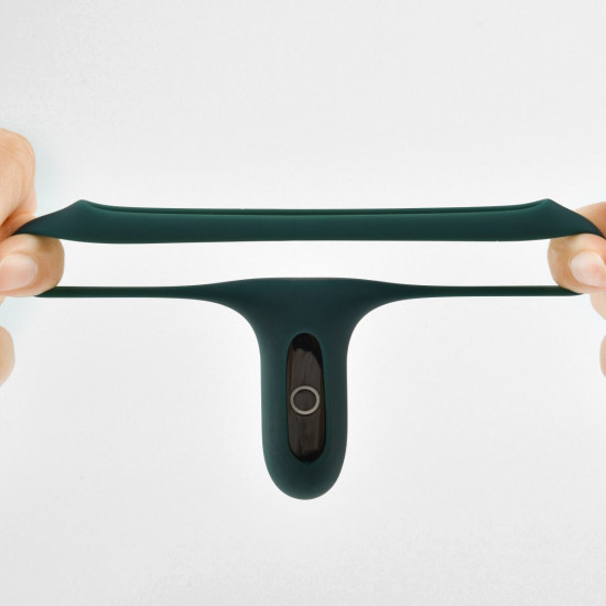 Двойное эрекционное кольцо Fun Town Rise Turquoise, управление со смартфона