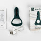 Двойное эрекционное кольцо Fun Town Rise Turquoise, управление со смартфона