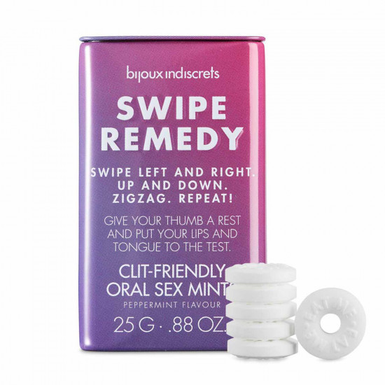Мятные конфеты Bijoux Indiscrets Swipe Remedy – clitherapy oral sex mints, без сахара