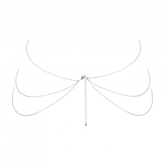 Цепочка для тела Bijoux Indiscrets Magnifique 8 Body Chain — Silver