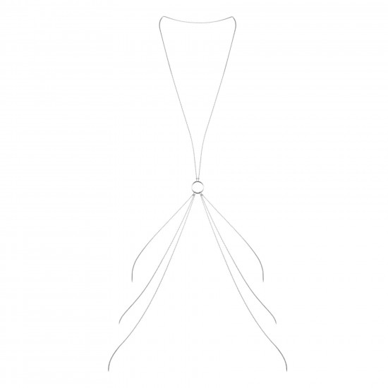 Цепочка для тела Bijoux Indiscrets Magnifique 8 Body Chain — Silver