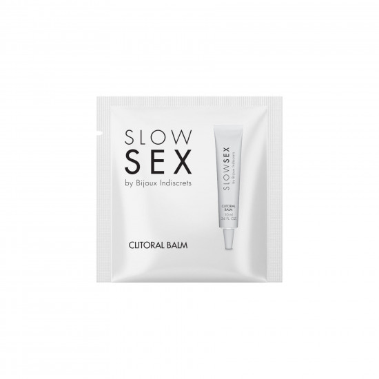 Пробник разогревающего бальзама для клитора Bijoux Indiscrets Slow Sex Clitoral balm