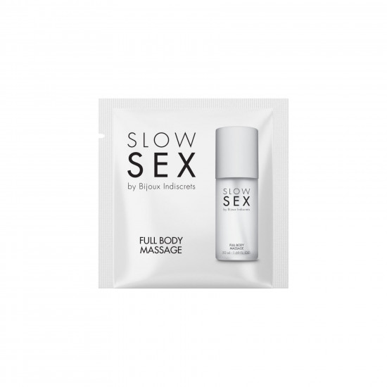 Пробник силиконового геля для массажа всего тела Bijoux Indiscrets Slow Sex Full body massage