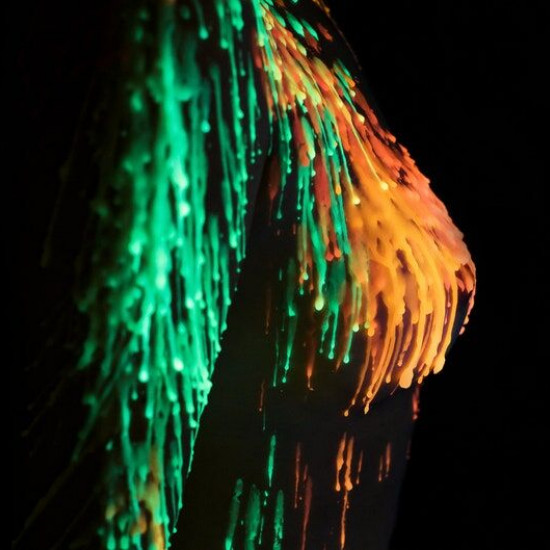 Набор восковых свечей Art of Sex size S 10 см (3 шт), низкотемпературные, люминисцентные