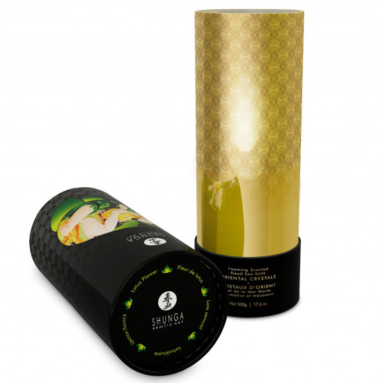 Соль для ванны Shunga Oriental Crystals Bath Salts ORGANIC - Lotus Flower (500 г) соль Мертвого моря