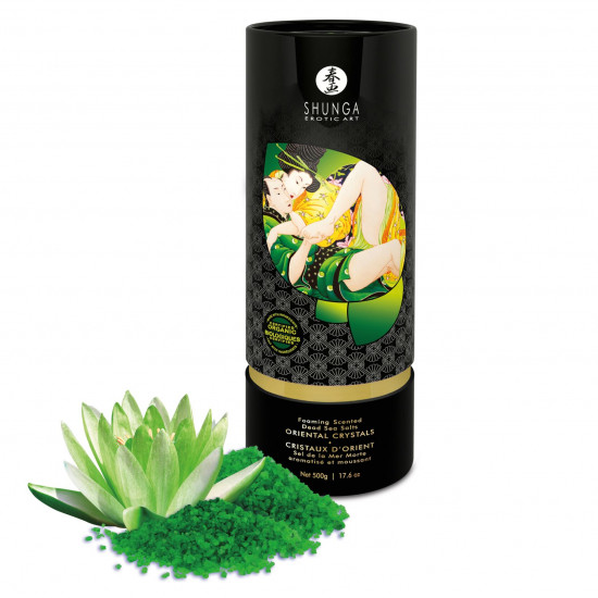 Соль для ванны Shunga Oriental Crystals Bath Salts ORGANIC - Lotus Flower (500 г) соль Мертвого моря