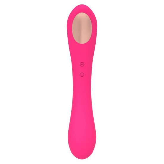 Вибратор и вакуумный клиторальный стимулятор 2-в-1 Alive Quiver Magenta Pink обновленная модель