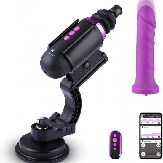 Мини секс-машина Hismith Mini Capsule Sex-Machine with Strong Suction Cup, мощная, перезаряжаемая