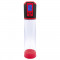 Автоматична вакуумна помпа Men Powerup Passion Pump Red, LED-табло, перезаряджувана, 8 режимів