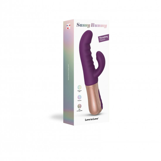 Двойной пульсатор кролик Love To Love SASSY BUNNY - PURPLE RAIN
