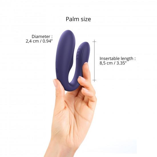 Вибратор для пар с пультом ДУ Love To Love MATCH UP - MIDNIGHT INDIGO