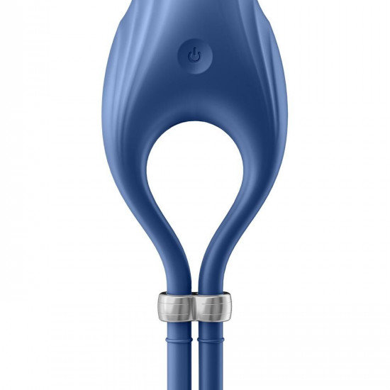 Эрекционное виброкольцо лассо Satisfyer Duelist Blue, 10 режимов, мощный мотор