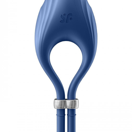 Эрекционное виброкольцо лассо Satisfyer Duelist Blue, 10 режимов, мощный мотор