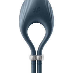 Ерекційне віброкільце-ласо Satisfyer Duelist Dark Blue, 10 режимів, потужний мотор