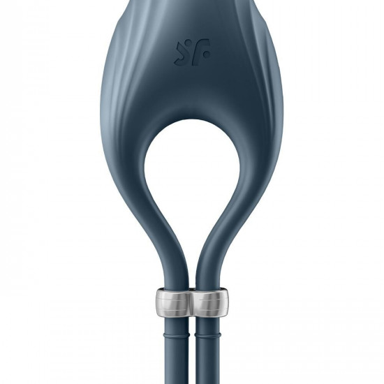 Эрекционное вибокольцо лассо Satisfyer Duelist Dark Blue, 10 режимов, мощный мотор
