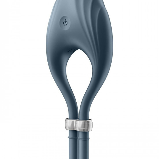 Эрекционное вибокольцо лассо Satisfyer Duelist Dark Blue, 10 режимов, мощный мотор