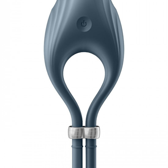 Эрекционное вибокольцо лассо Satisfyer Duelist Dark Blue, 10 режимов, мощный мотор