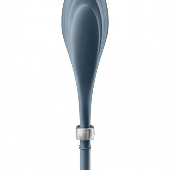 Эрекционное вибокольцо лассо Satisfyer Duelist Dark Blue, 10 режимов, мощный мотор