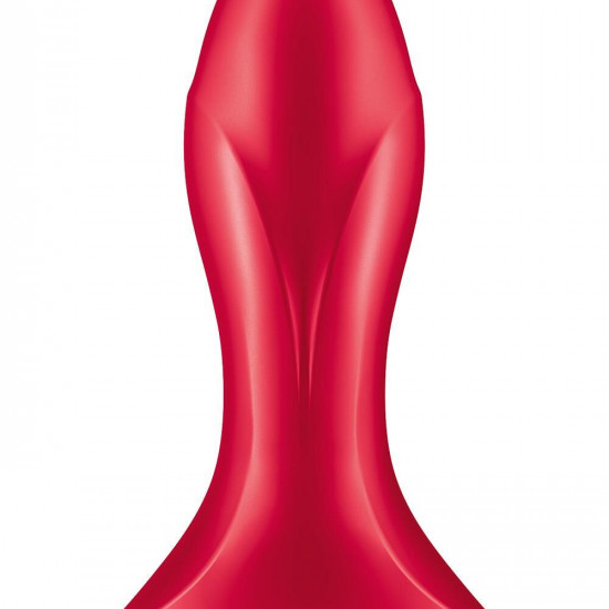 Анальная смарт-вибропробка с жемчужным массажем Satisfyer Rotator Plug 1+ Red