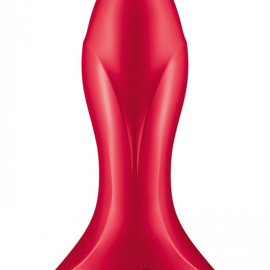 Анальная смарт-вибропробка с жемчужным массажем Satisfyer Rotator Plug 1+ Red