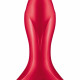 Анальная смарт-вибропробка с жемчужным массажем Satisfyer Rotator Plug 1+ Red