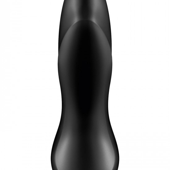 Анальная смарт-вибропробка с жемчужным массажем Satisfyer Rotator Plug 1+ Black