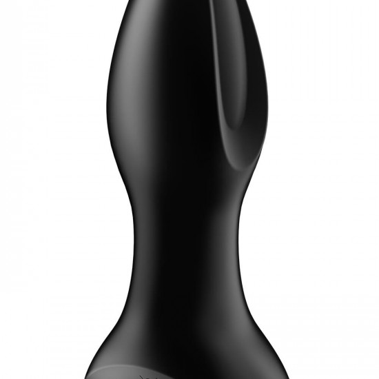 Анальная смарт вибропробка с жемчужным массажем Satisfyer Rotator Plug 2+ Black