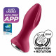 Анальная смарт вибропробка с жемчужным массажем Satisfyer Rotator Plug 2+ Violet
