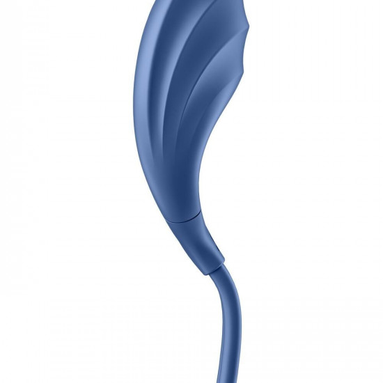 Эрекционное виброкольцо лассо Satisfyer Swordsman Blue, крепкая фиксация, 10 режимов, мощный мотор