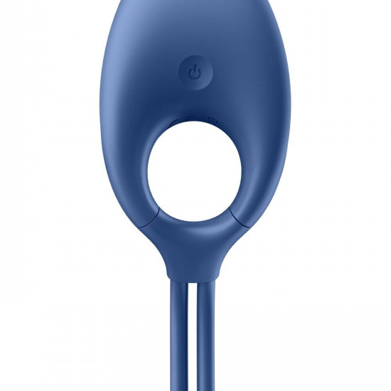 Эрекционное виброкольцо лассо Satisfyer Swordsman Blue, крепкая фиксация, 10 режимов, мощный мотор