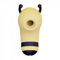 Вакуумний стимулятор із мікрострумами KISSTOY Beebe Yellow, на палець