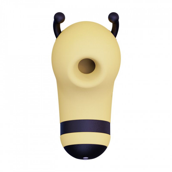 Вакуумный стимулятор с микротоками KISSTOY Beebe Yellow, на палец