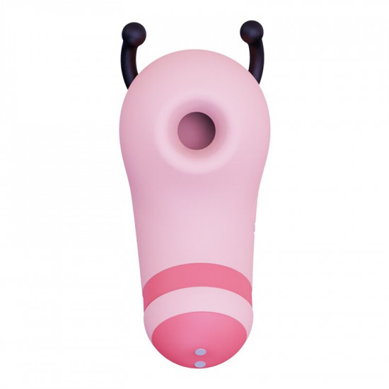 Вакуумный стимулятор с микротоками KISSTOY Beebe Pink, на палец