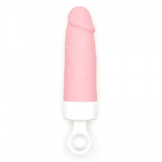 Вибратор CuteVibe Teddy Brown (Pink Dildo), реалистичный вибратор под видом мороженого