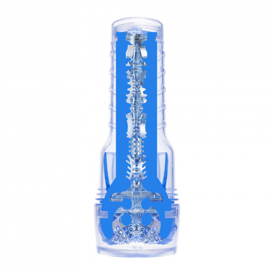 Мастурбатор Fleshlight Turbo Core Blue Ice, оральный секс (глубокое горло)